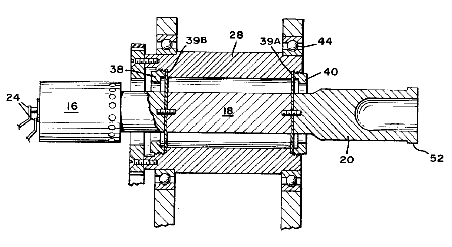 Polar mount ultrasonic seam welder (Shoh patent 3,955,740)