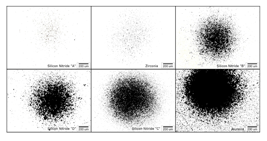 Ultrasonic cavitation erosion of silicon nitride