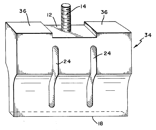 Figure 25. Bar horn risers (Holze[3] patent 4363992)